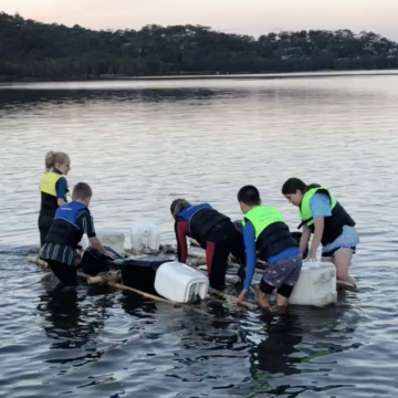 Scout raft making challenge